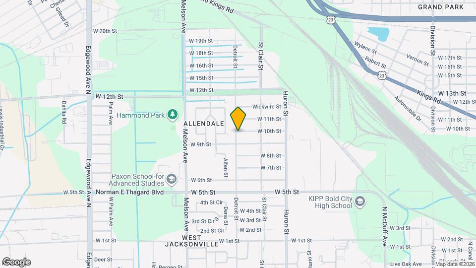 2960 W 10th St Map and Location Details