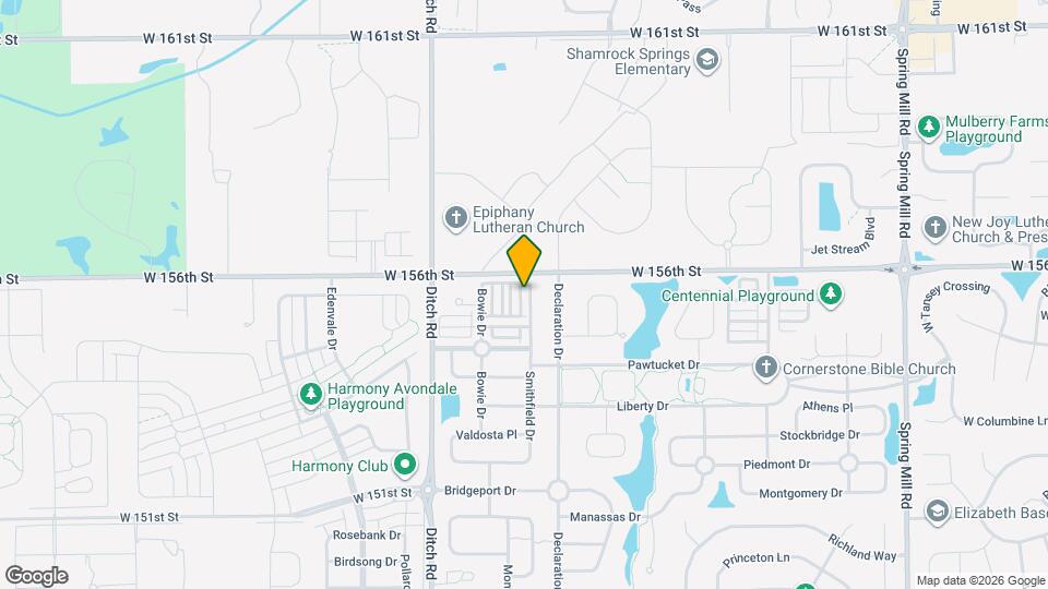 15554 Smithfield Dr Mapa y Detalles de la Ubicación