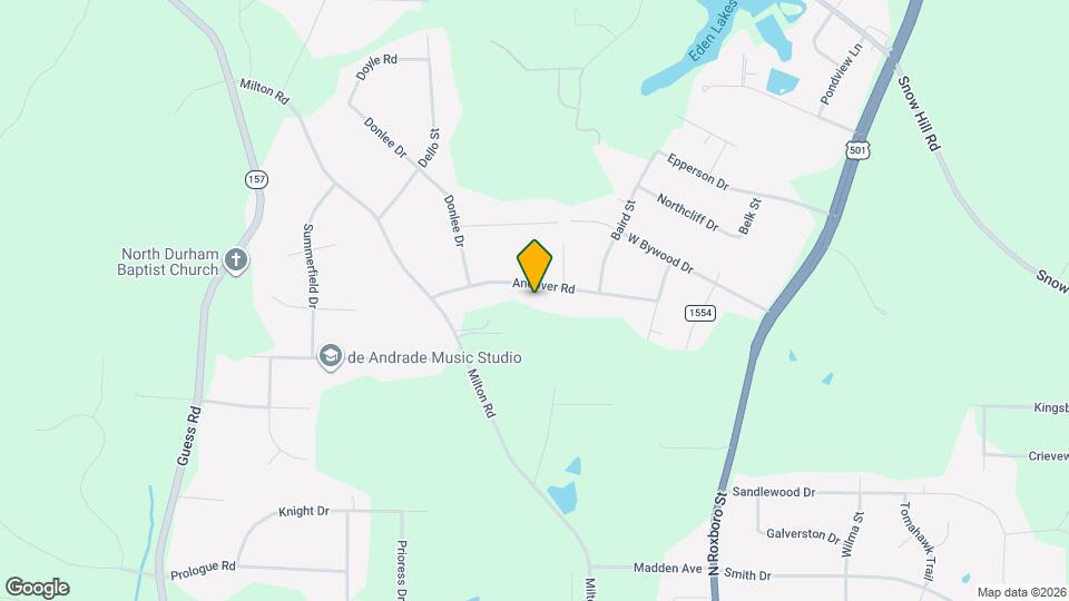 511 Andover Rd Map and Location Details