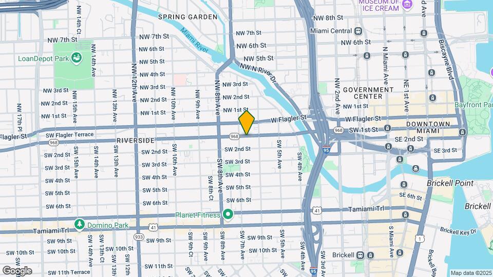 650 SW 1st St Map and Location Details