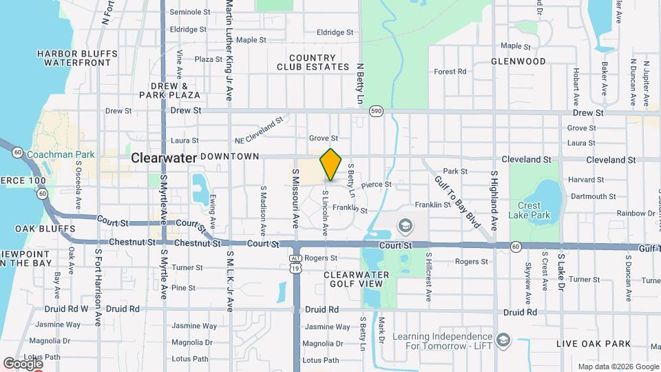1251 Pierce St, Unit medium Bedroom for rent Map and Location Details