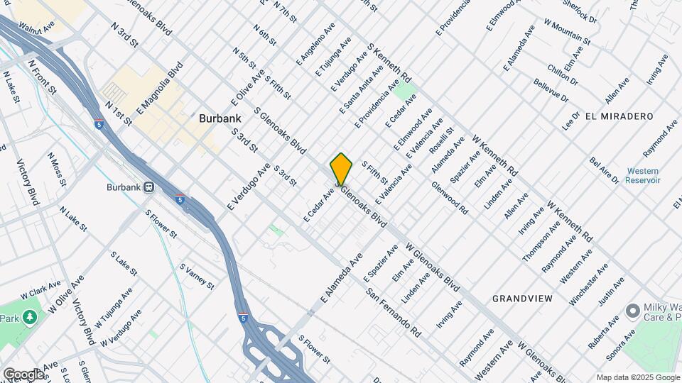 705-707 S Glenoaks Blvd Map and Location Details
