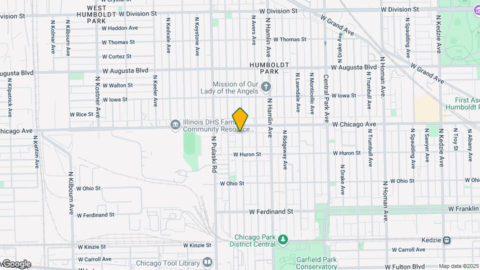 742 N Springfield Mapa y Detalles de la Ubicación
