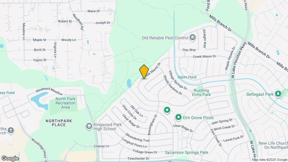 2826 Creek Manor Dr Map and Location Details