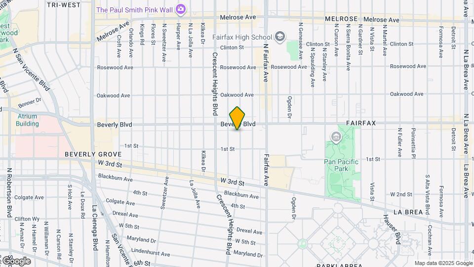 133 N Edinburgh Ave Map and Location Details