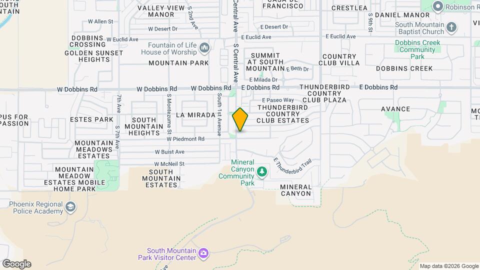 2 E Piedmont Rd Map and Location Details