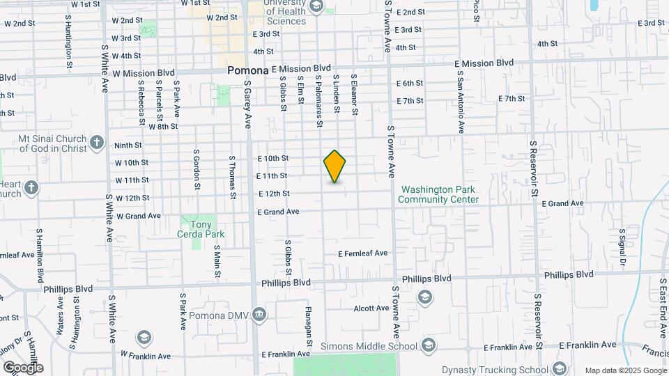 565 E 12th St Map and Location Details