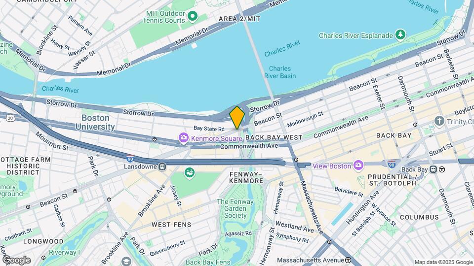 585 Beacon St, Unit 8 Map and Location Details