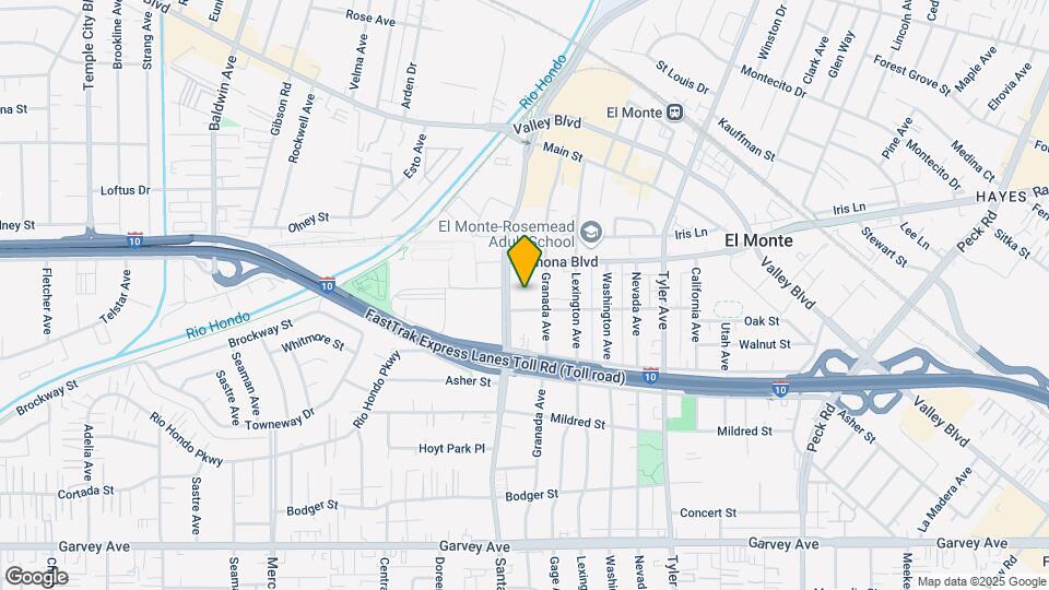 3420 Santa Anita Ave Mapa y Detalles de la Ubicación