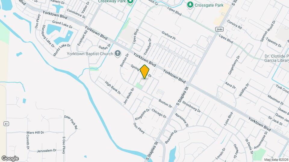 7625 Stony Brook Dr Map and Location Details