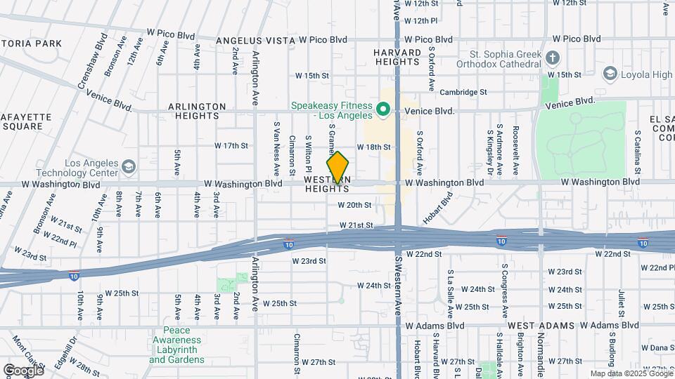 2324 W Washington Blvd Map and Location Details