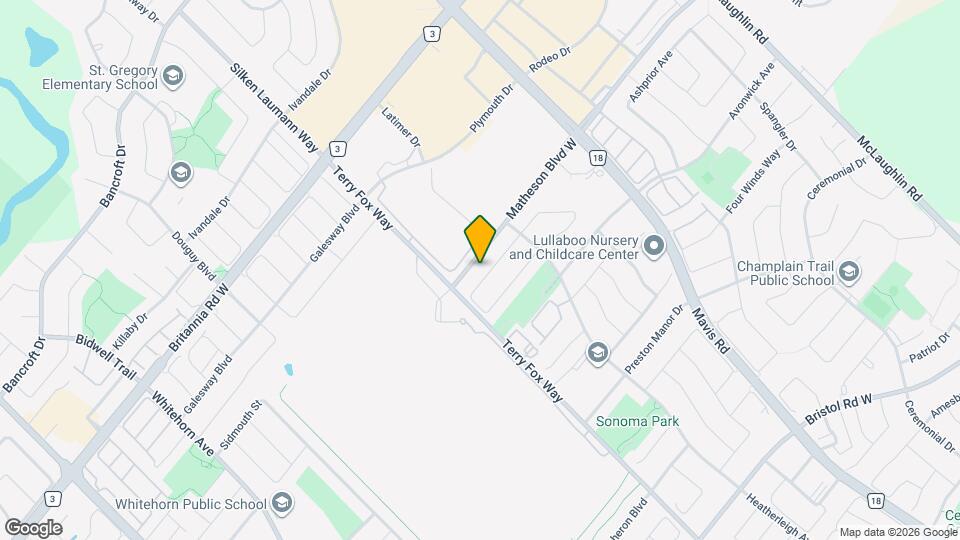 920 Ledbury Crescent Map and Location Details