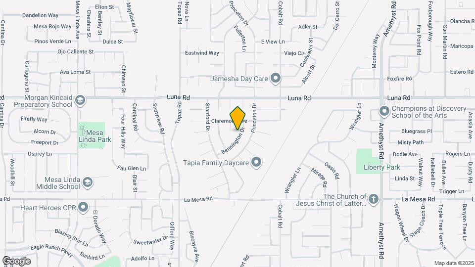 13156 Bennington Dr Map and Location Details