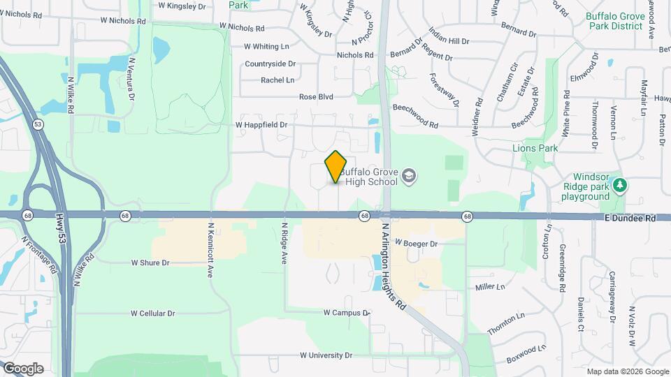 775 Grove Dr Map and Location Details