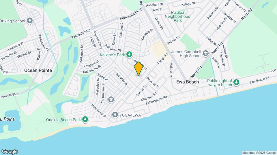 91-1268-1268 Kaiopua St Map and Location Details