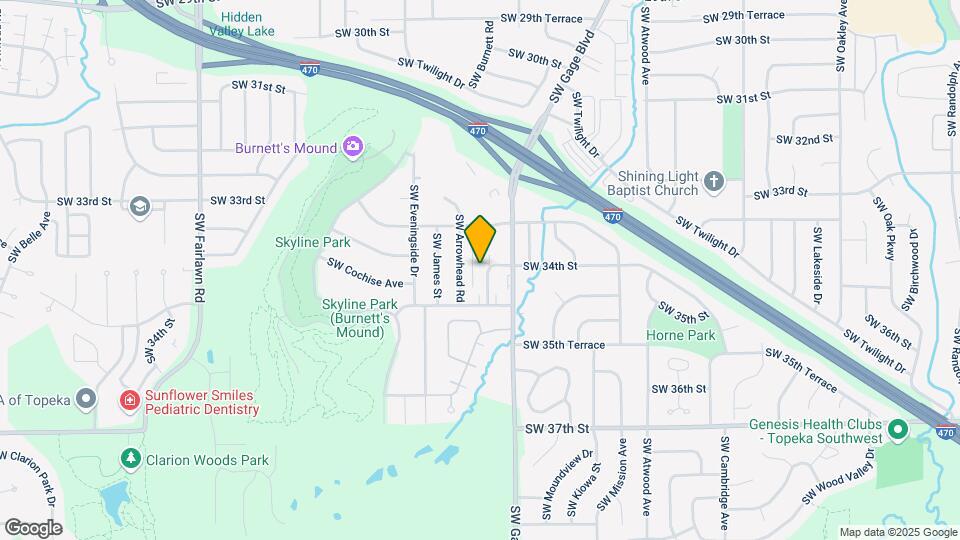 3401-3407 SW Burnett Rd Mapa y Detalles de la Ubicación