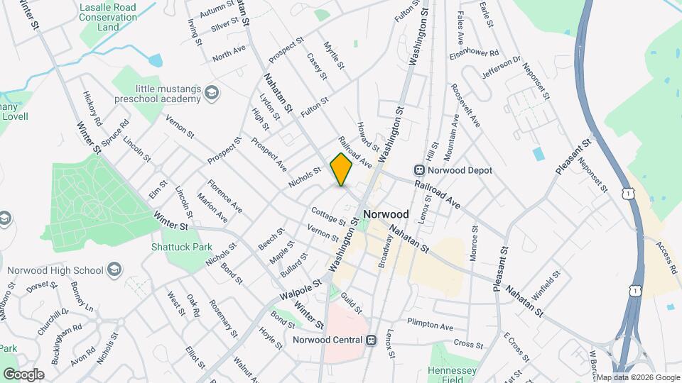 232 Nahatan St Map and Location Details