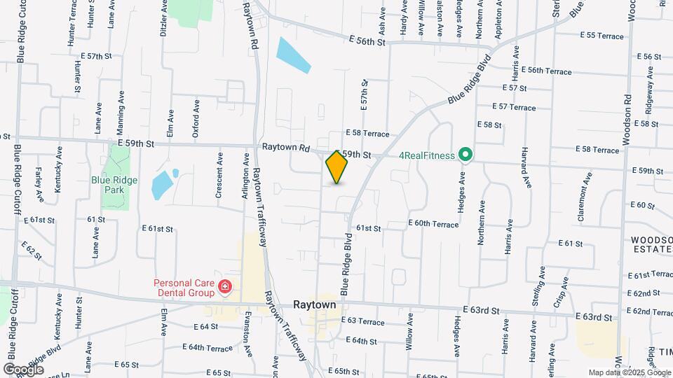 5941 Raytown Rd Map and Location Details