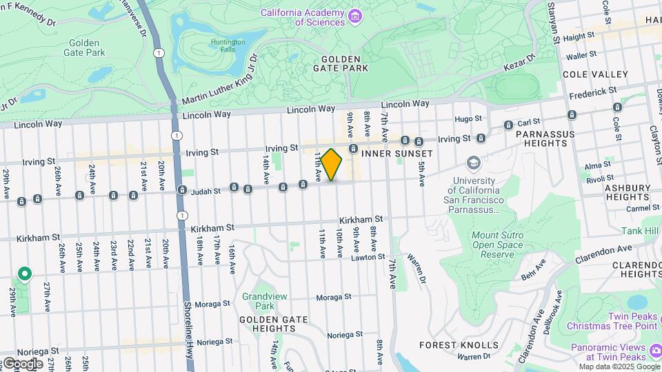 523 Judah St Map and Location Details