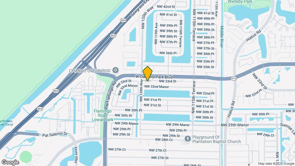 12010 NW 33rd St Map and Location Details