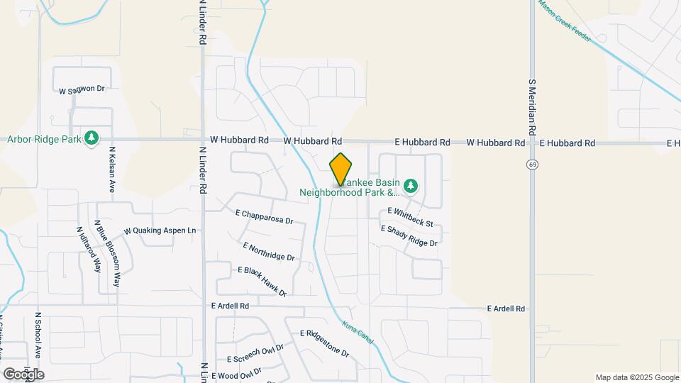 637 E Warrior Basin St Map and Location Details
