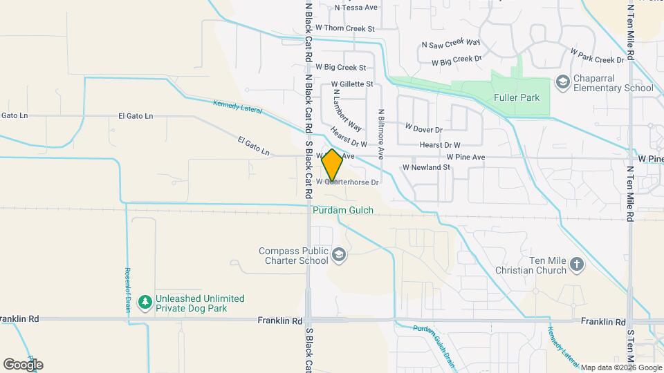 4693 W Quarterhorse Dr Map and Location Details