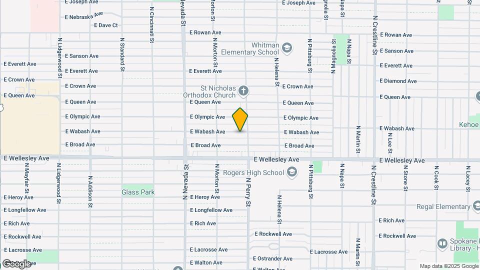 1318 E Wabash Ave Map and Location Details