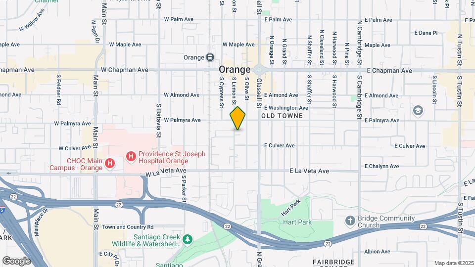 349 S Lemon St Mapa y Detalles de la Ubicación