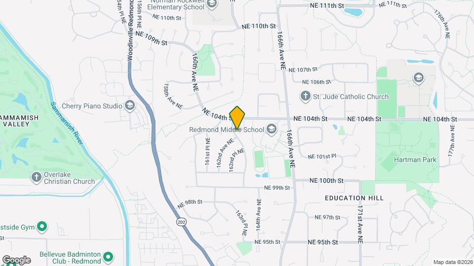 10304 163rd Ave NE Map and Location Details