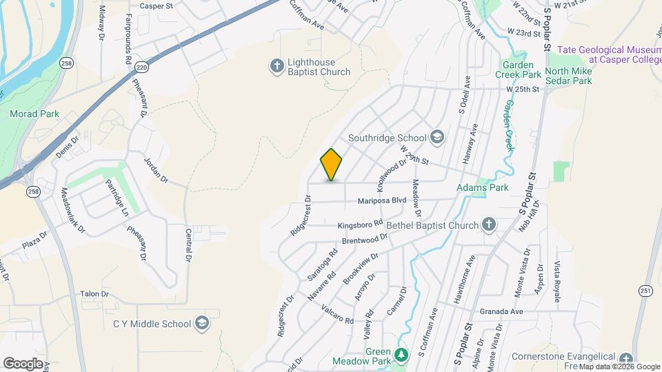 2121 W Odell Ave Map and Location Details