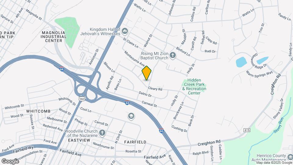 2010 Cleary Rd Map and Location Details