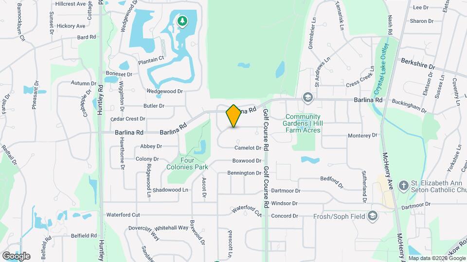 915 Camelot Dr Mapa y Detalles de la Ubicación