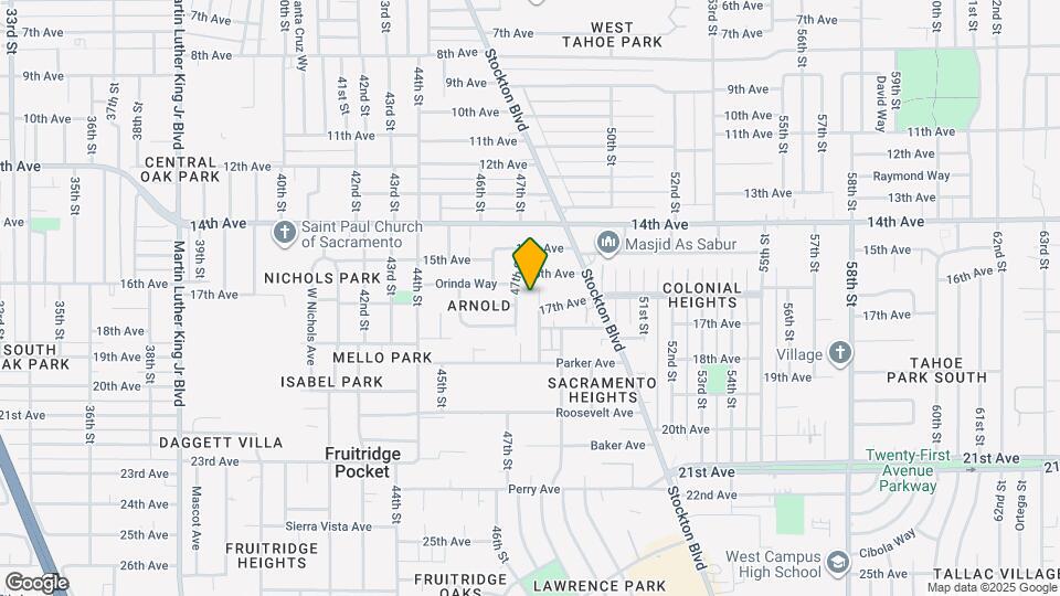 4116 Howard Ave Map and Location Details