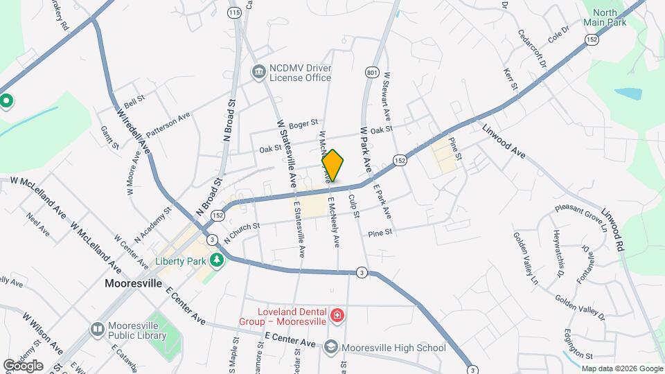 704 N Main St Map and Location Details