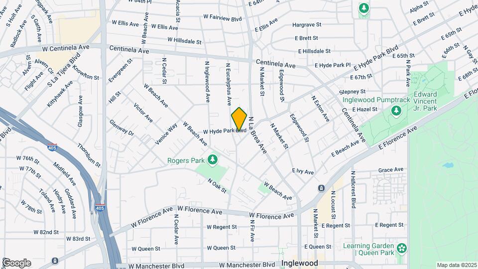 140 W Hyde Park Blvd, Unit 140 three fourths Map and Location Details