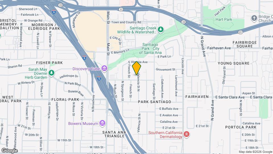 2510 Valencia St, Unit 2510.5 Map and Location Details