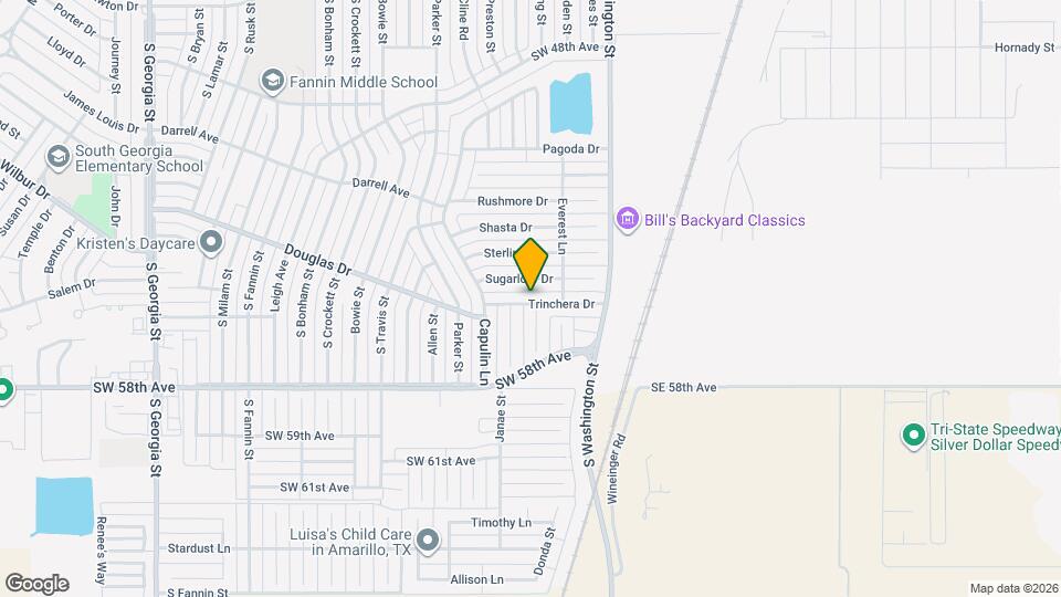 1120 Trinchera Dr Map and Location Details