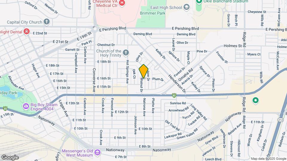 1529 Walnut Dr Map and Location Details