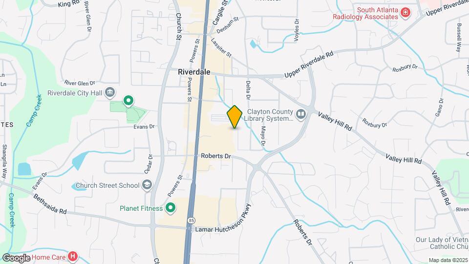 6839 Sandy Creek Dr Map and Location Details