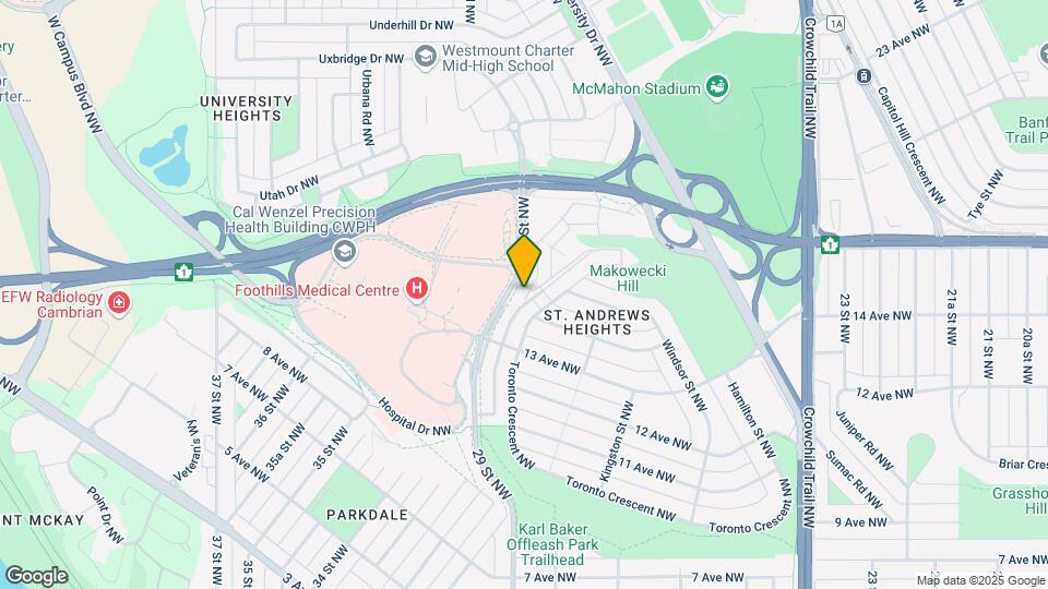 1540 29th St NW Map and Location Details