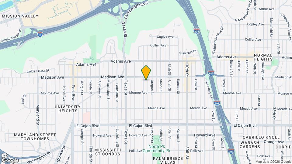 4569 Hamilton St Map and Location Details