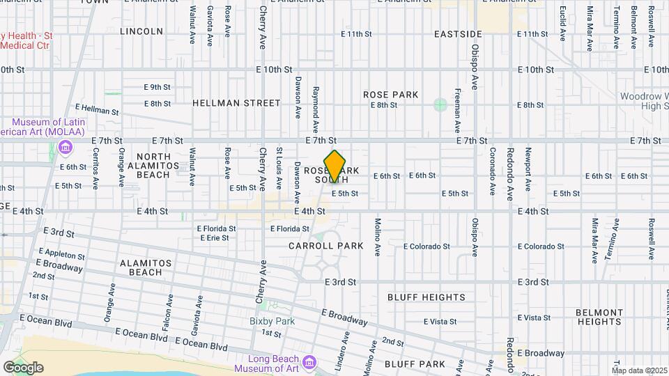 East Fifth Street Apartments Mapa y Detalles de la Ubicación