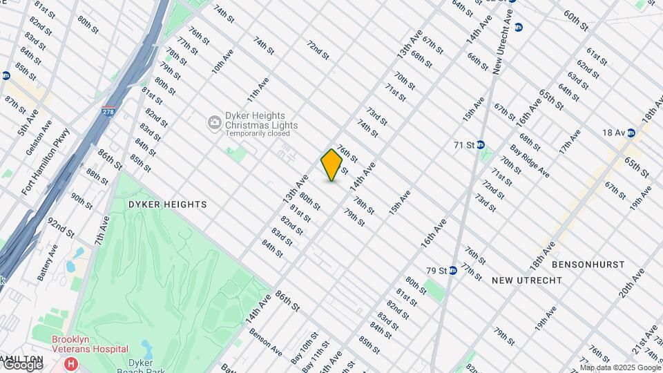 1350 78th St, Unit 2F Map and Location Details