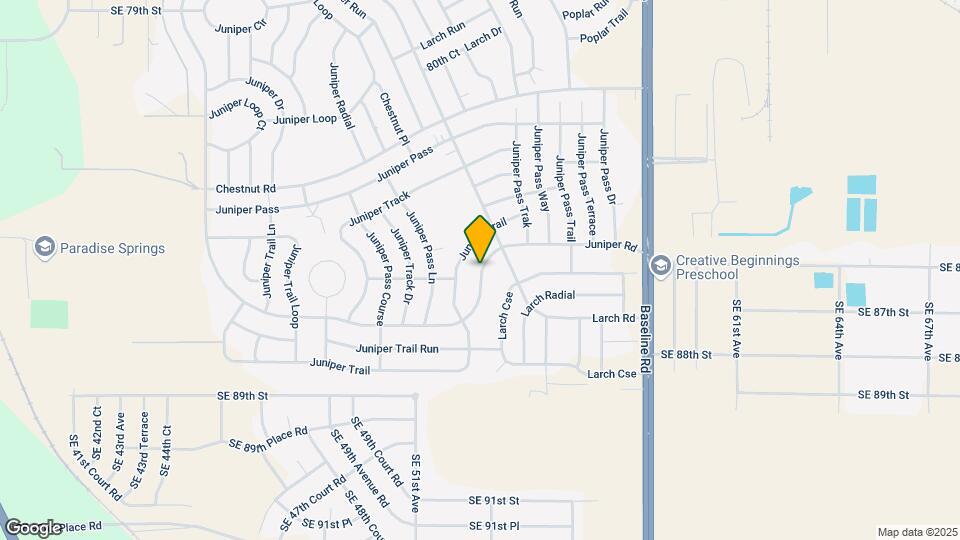 8755 Juniper Rd Map and Location Details