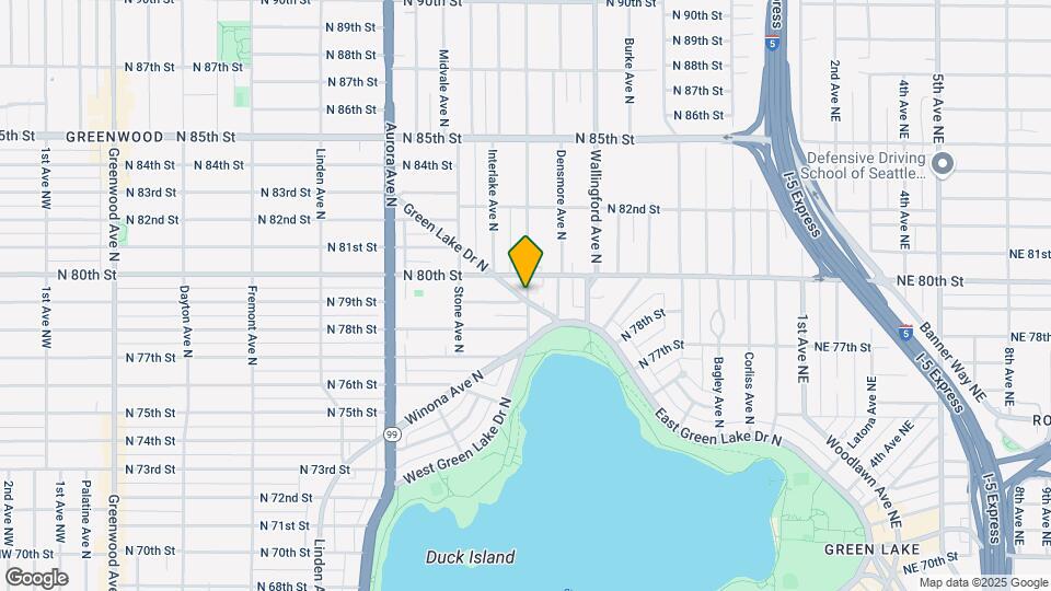 7904 Green Lake Dr N Map and Location Details