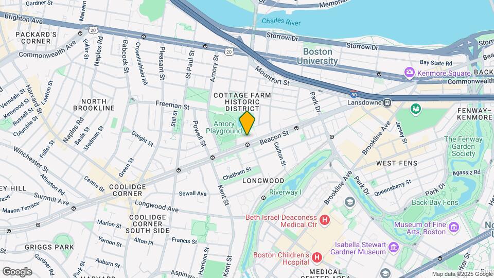 1100 Beacon St Map and Location Details
