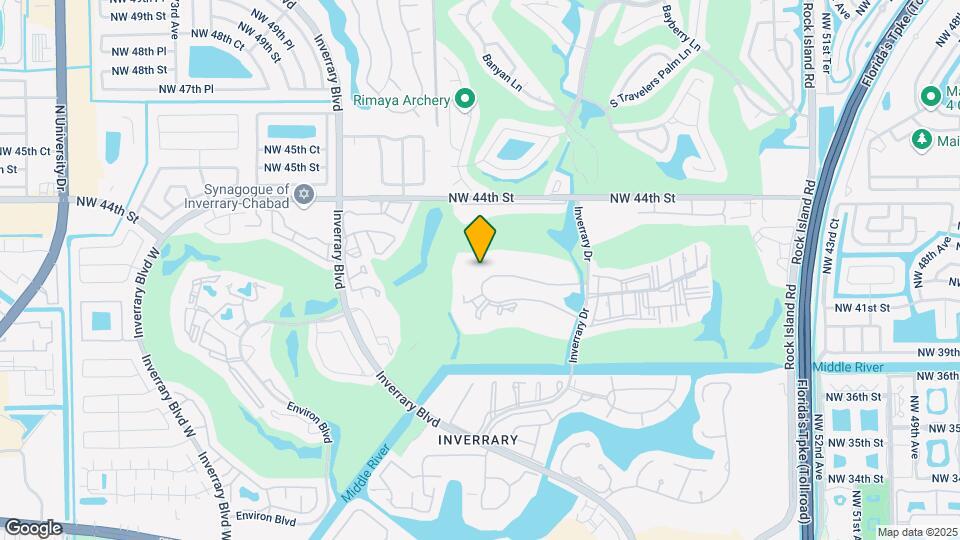 6201 N Falls Cir Dr Map and Location Details