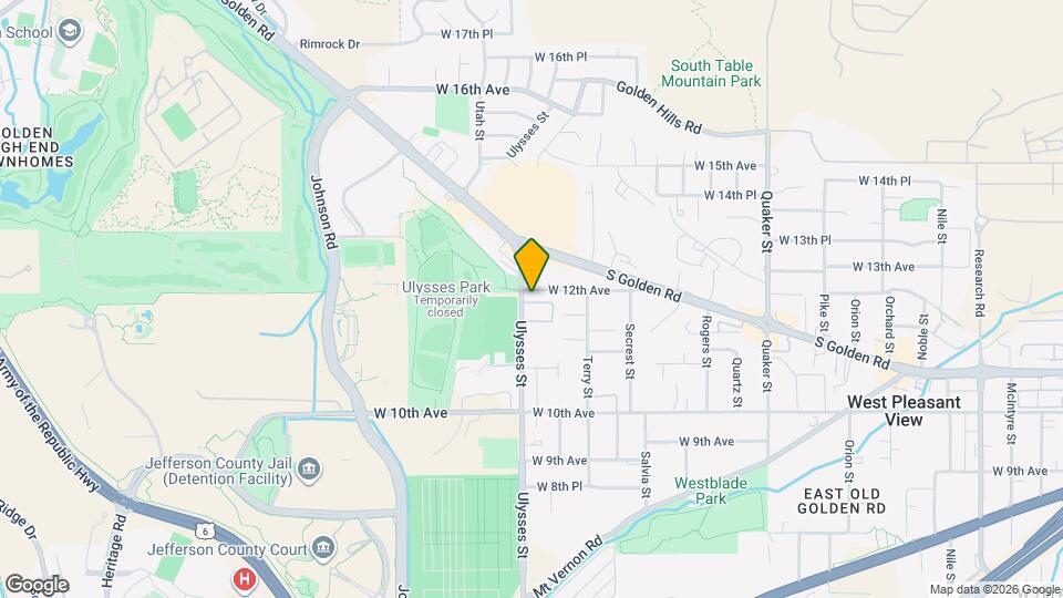 1152 Ulysses St Map and Location Details