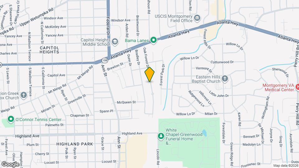 122 Oak Forest Dr Map and Location Details