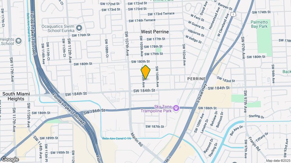 10461 SW 183rd St, Unit B3 Map and Location Details
